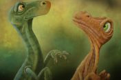 Joel Langlois - Illustrator - Two Dinos